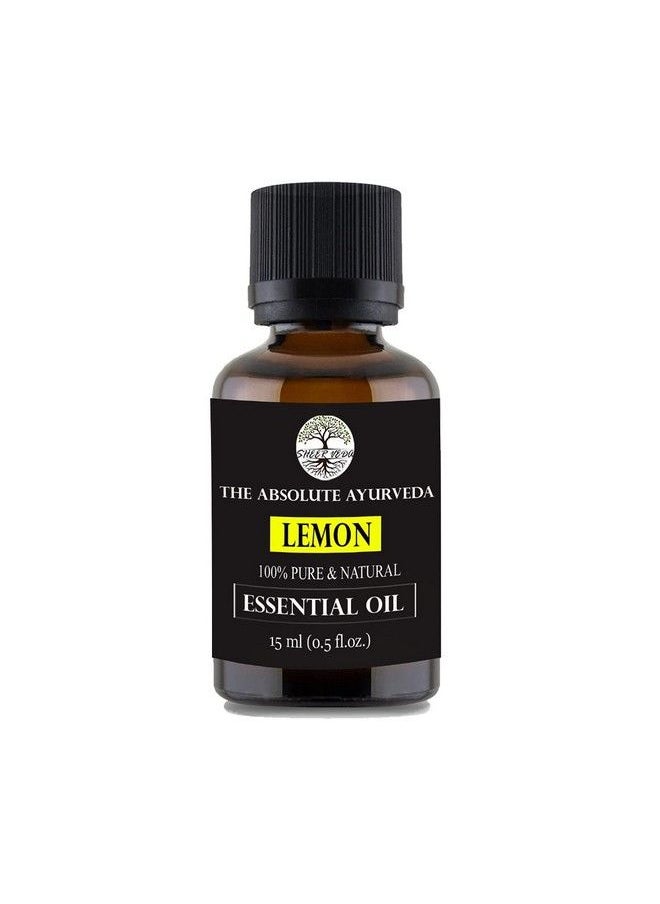 Sheer Veda - Lemon Oil 100% Pure Natural And Undiluted For Skin And Hair (15 Ml) - Image 1