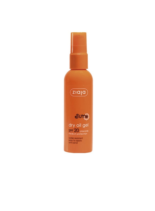 Ziaja Sun Sunscreen SPF20 Dry Oil Gel 90ml - Image 1