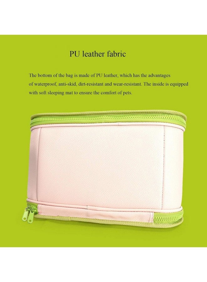 Emily Pets Transparent Cat Carrier Pet Handbag Travel See-Through Design Breathable Shoulder Bag For Cats And Puppies (Small, Yellow)  - Image 5