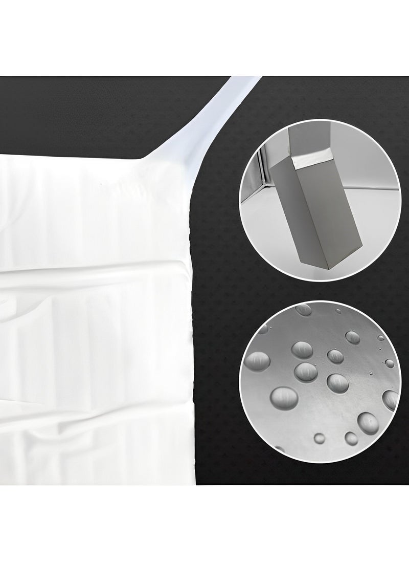 REOCLE - 2pcs 15*500cm Roof Crack Self-adhesive Waterproofing Membrane Color Steel Tile Strong Waterproof Leak Repair Material High Temperature Resistant Butyl Waterproof Tape - Image 1
