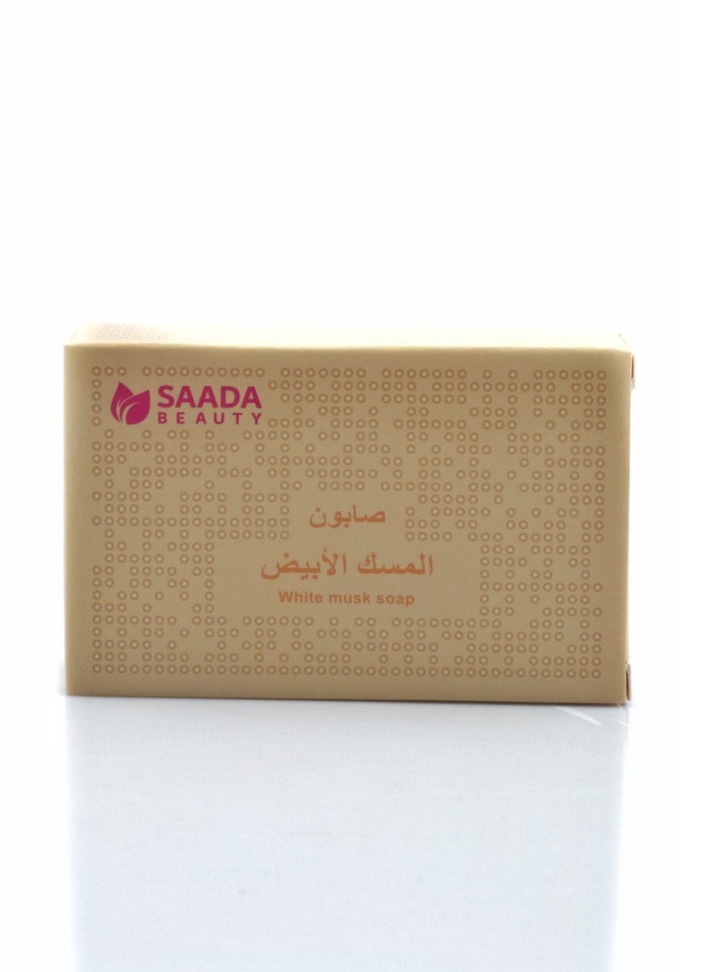 White musk soap 125g