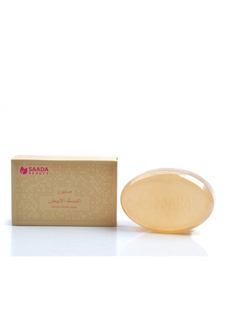 White musk soap 125g