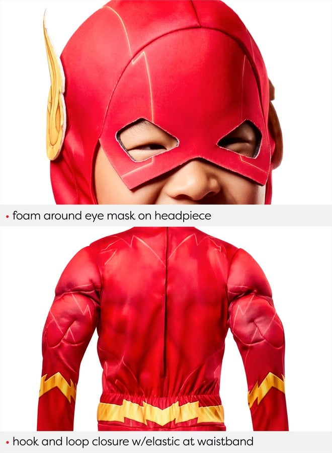 Rubies DC Comics Superheroes: The Flash Costume for Kids, Boy's Small - Image 2
