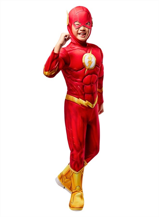 Rubies DC Comics Superheroes: The Flash Costume for Kids, Boy's Small - Image 1