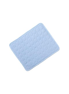 Kuber Industries Rectangular Dog & Cat Bed|Multi-Utility Self-Cooling Pad For Dog & Cat|Light-Weight & Durable Dog Bed|Zqcj001Lb-S|Light Blue  - Image 2