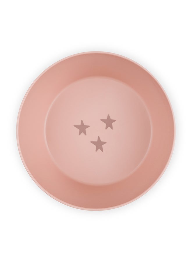 سترون طقم أطباق غير قابل للكسر، عضوي 100%، قابل لإعادة الاستخدام، قابل للتحلل، صديق للبيئة - يونيكورن بلش بينك - Image 4