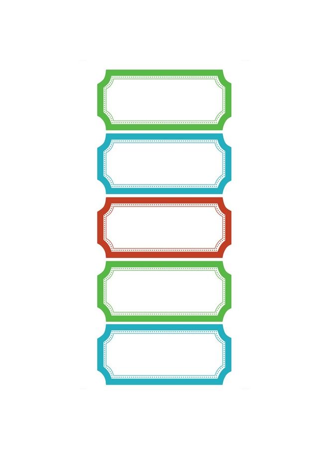 Wallies Room Décor Sticker Labels Pack Of 2 (Multi) - Image 1