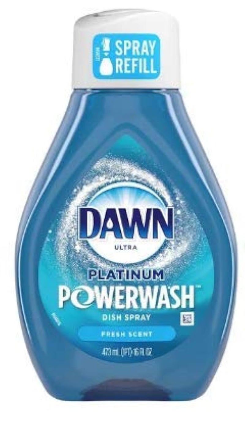 P.G Dawn Platinum Powerwash Dish Spray Fresh Scent Refill - Multi 3 Pack - Image 1