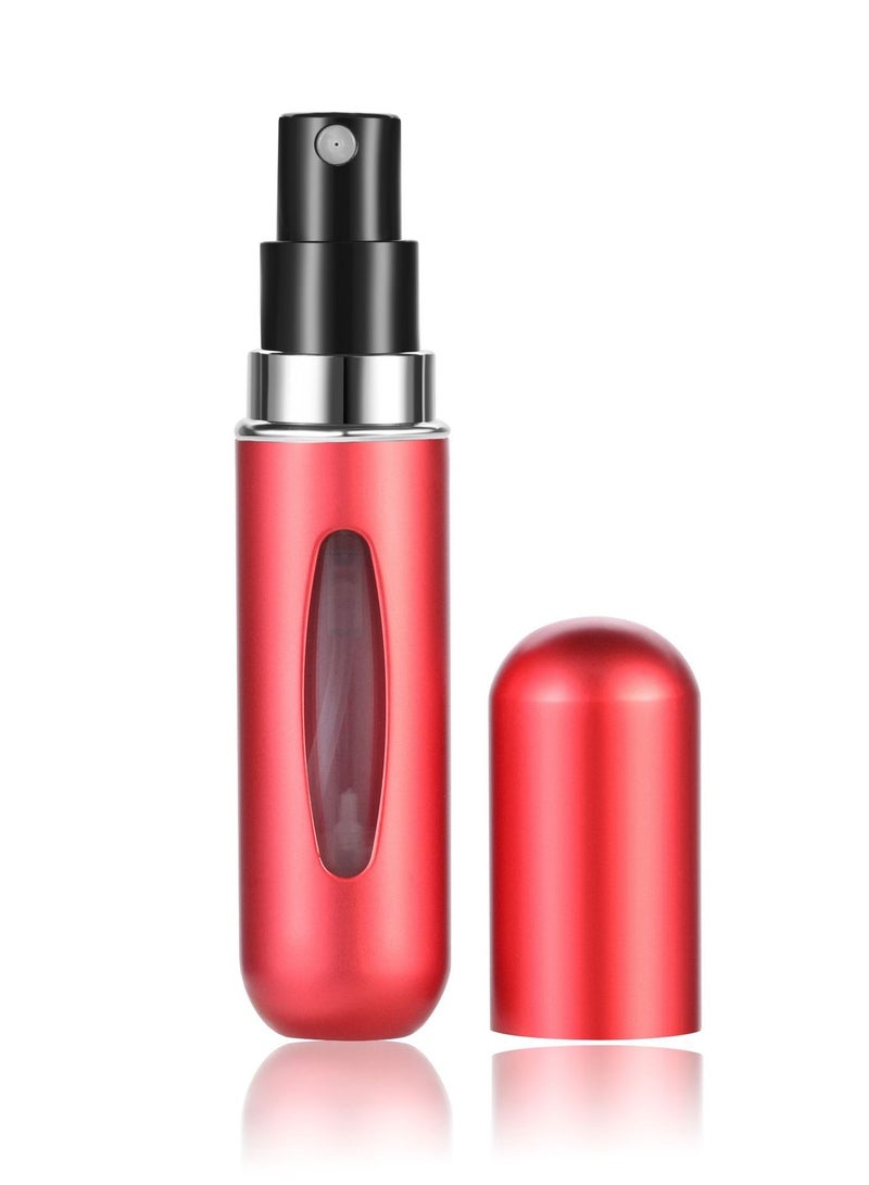 1pc 6ml Perfume red color Bottle Mini Portable Travel Refillable Perfume Atomizer Bottle For Spray Scent Pump Case Empty As Gift - Image 1