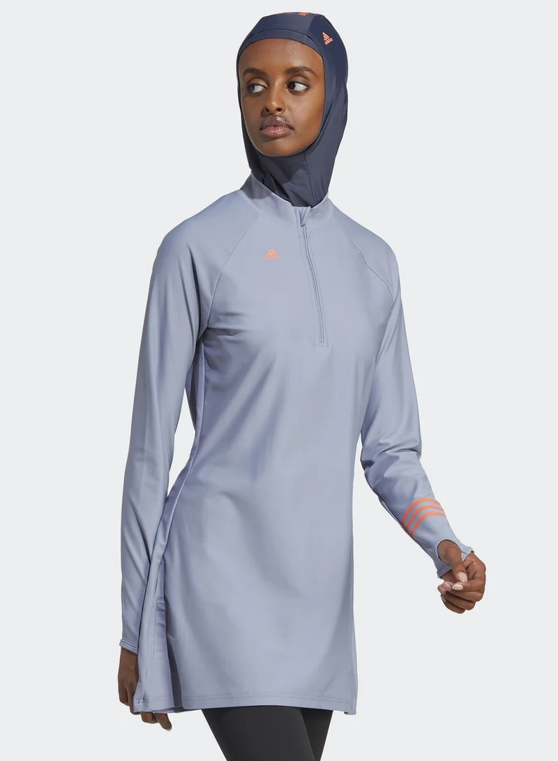 Adidas 3 Stripe Swimming Top