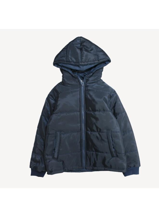 اوركيدز سترة عادية طويلة الأكمام مقاومة للماء بغطاء رأس - Image 1