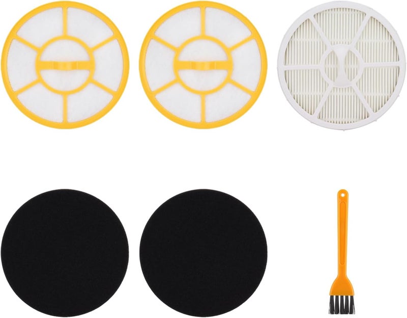 GreeSuit Set of 2 Filter Replacement Parts Compatible with Kärcher VC3 Vacuum Cleaner 1.198-125.0, 2.863-238.0 - Filter Set Accessories with 2 HEPA Filters and 1 Cleaning Brush - Image 1