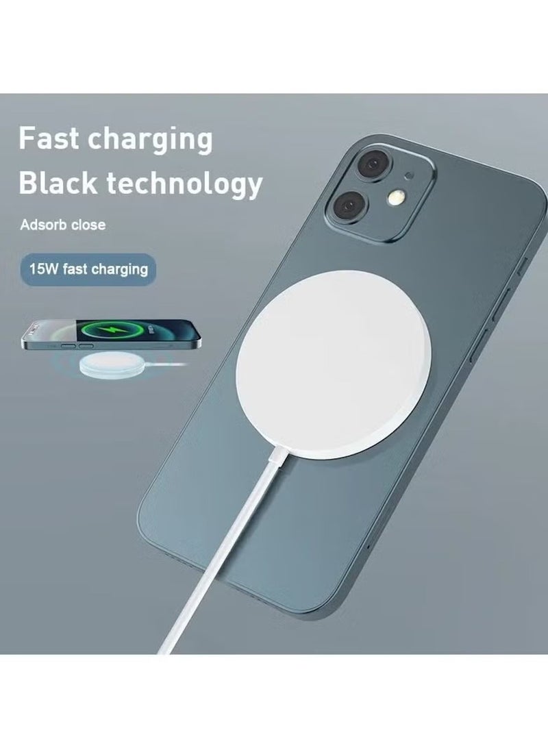 15W Magnetic Qi Wireless Charger for iPhone Fast & Secure Charging - Image 4