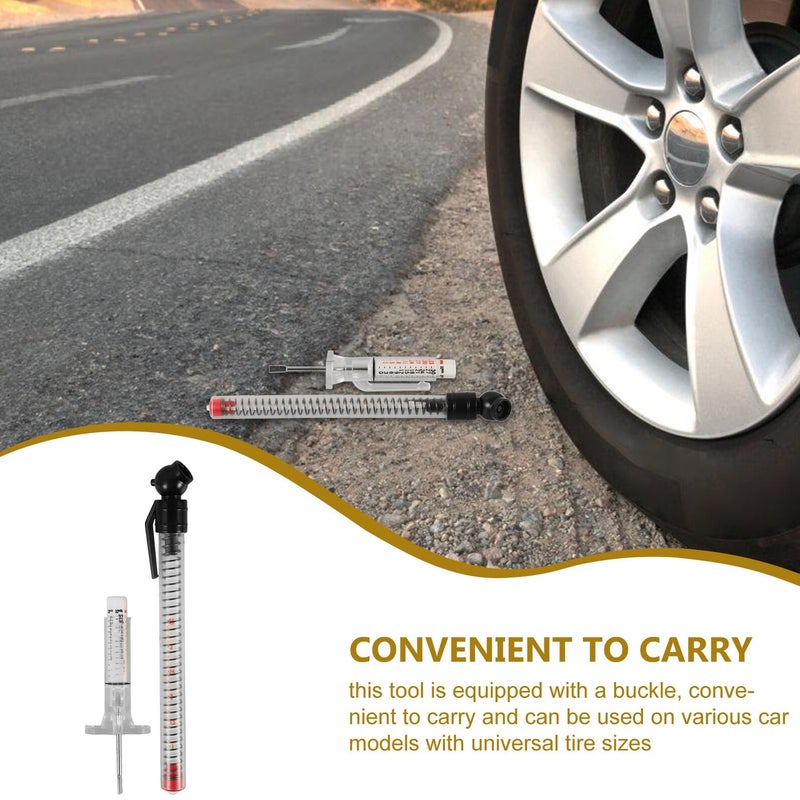 Precision Tire Tread Depth Gauge Set Portable Accurate Tire Wear Measurement Tool - Image 4