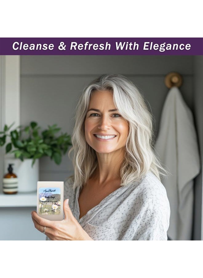 Aqua Elegante - Spa Baskets For Women - Luxury Bath Set With Lavender & Chamomile - Spa Kit Includes Wash, Bubble Bath, Lotion, Bath Salts, Body Scrub, Body Spray, Shower Puff, Bathbombs, Soap and Towel - Image 1