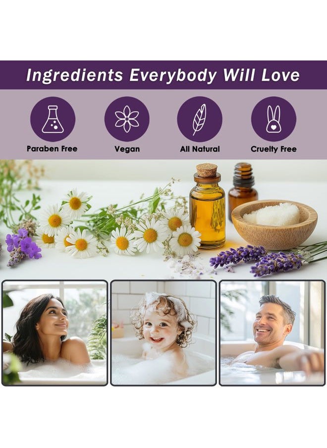 Aqua Elegante - Spa Baskets For Women - Luxury Bath Set With Lavender & Chamomile - Spa Kit Includes Wash, Bubble Bath, Lotion, Bath Salts, Body Scrub, Body Spray, Shower Puff, Bathbombs, Soap and Towel - Image 1