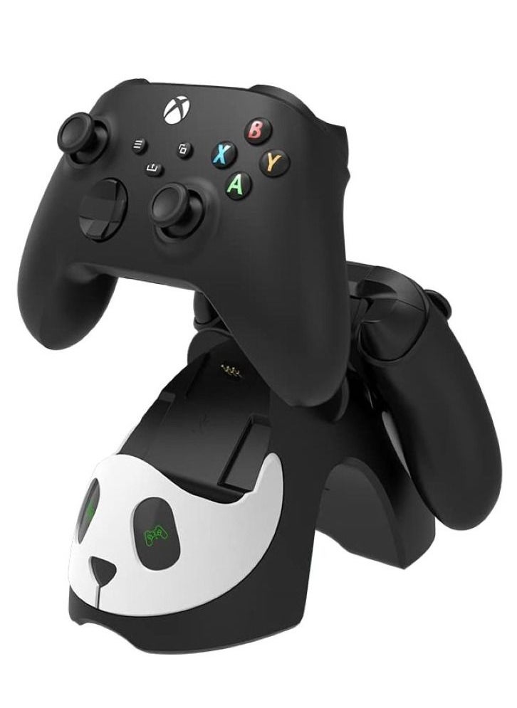 AOLION Wireless Controller Charging Station for Xbox Series with 2 1100mAh Battery Packs Compatible with Xbox One/Xbox One S/Xbox One X/Xbox One Elite Controllers/Xbox Series S/X Controllers