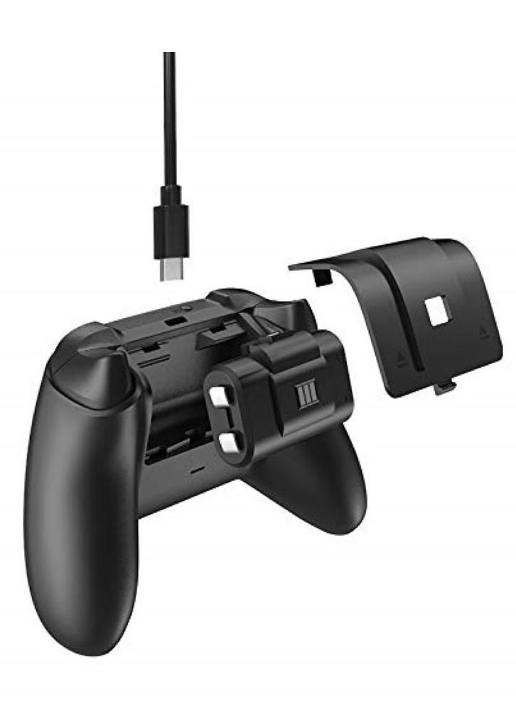 AOLION Wireless Controller Charging Station for Xbox Series with 2 1100mAh Battery Packs Compatible with Xbox One/Xbox One S/Xbox One X/Xbox One Elite Controllers/Xbox Series S/X Controllers