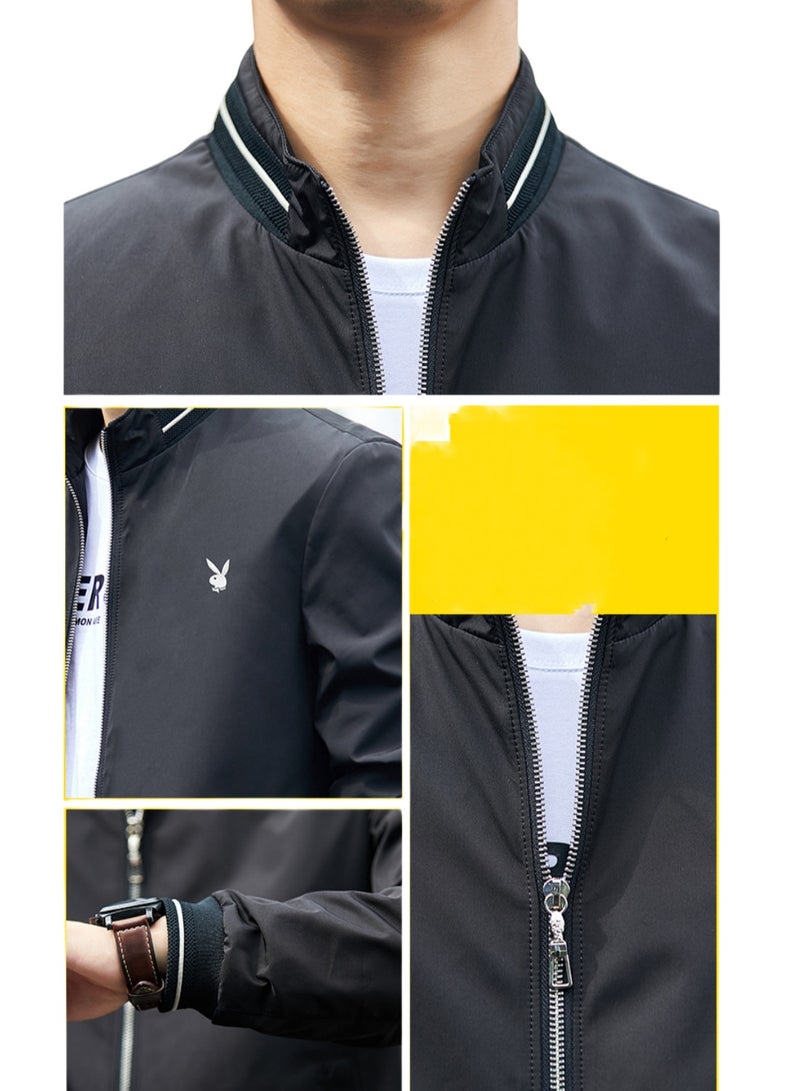 PLAYBOY Men's Slim Fit Casual Jacket Top  - Image 3