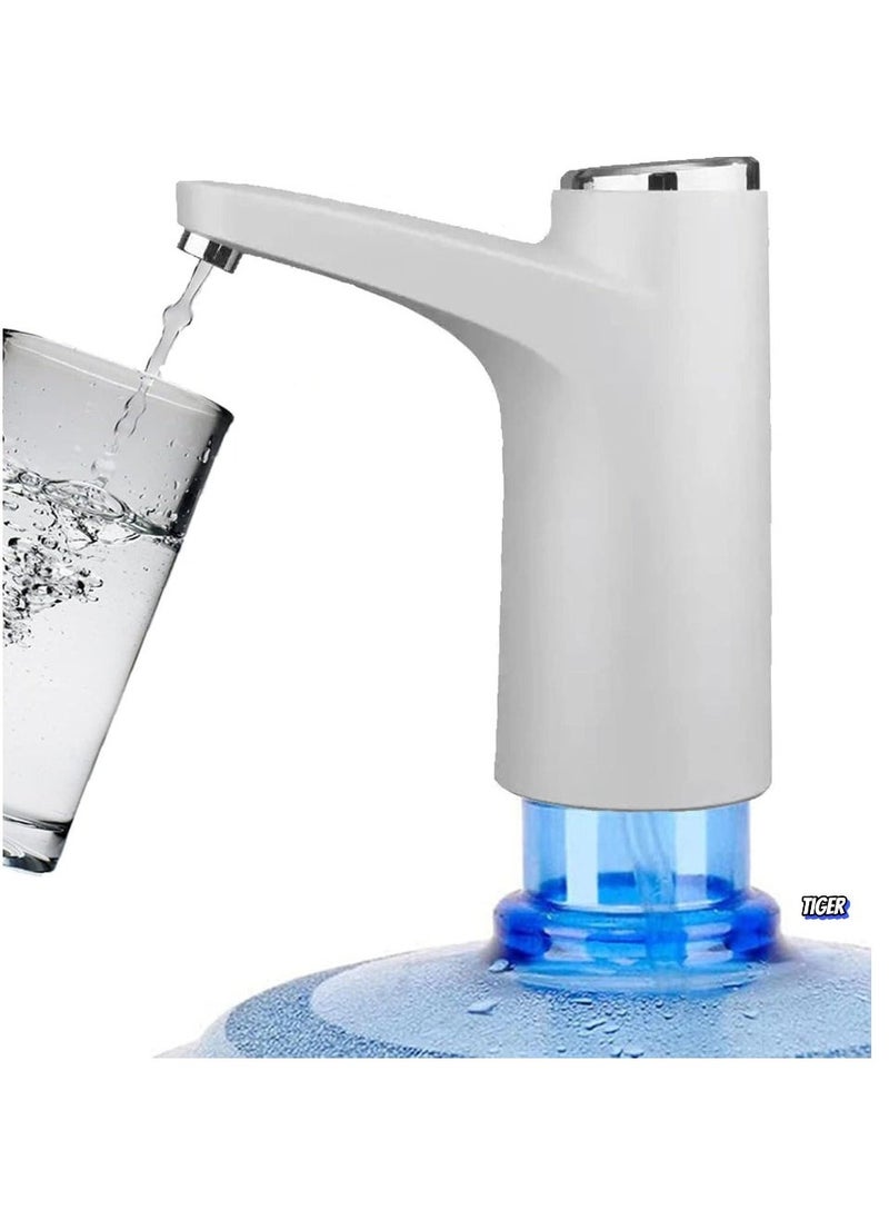TIGER موزع مياه 5 جالون المطور الجديد - مضخة مياه شرب إلكترونية، مريحة للاستخدام في المنزل، المكتب، والأنشطة الخارجية - محمولة، سهلة الاستخدام، وفعالة - Image 1