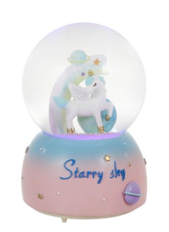 Music Box Crystal Ball Ornament Music Crystal Ball Dreamy Unicorn Crystal Ball Desktop Crystal Ball Unicorn Crystal Ball Light Unicorn Crystal Ball Lamp Crystal Ball Decor