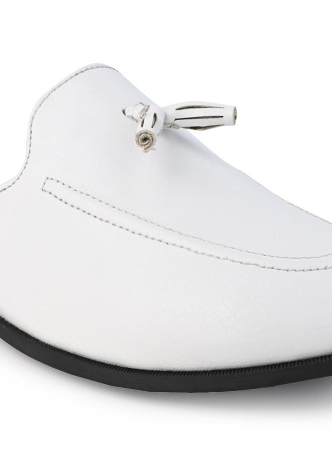 Styli - Styli Tassel Accent Slip On Open Heel Mules - Image 1