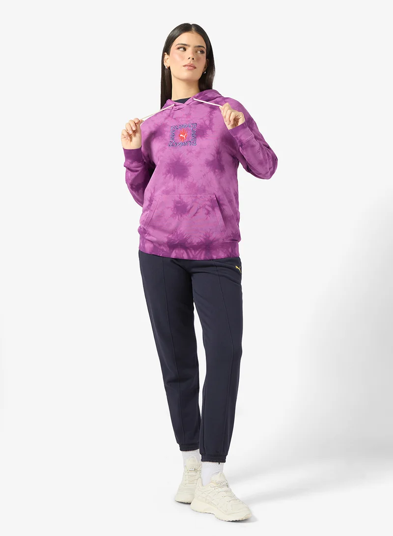 PUMA Wardrobe Essential Floral Pack Graphic Hoodie