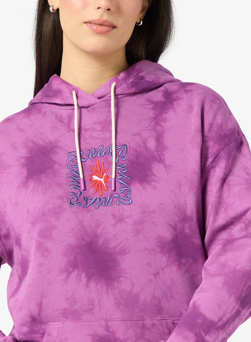 PUMA Wardrobe Essential Floral Pack Graphic Hoodie
