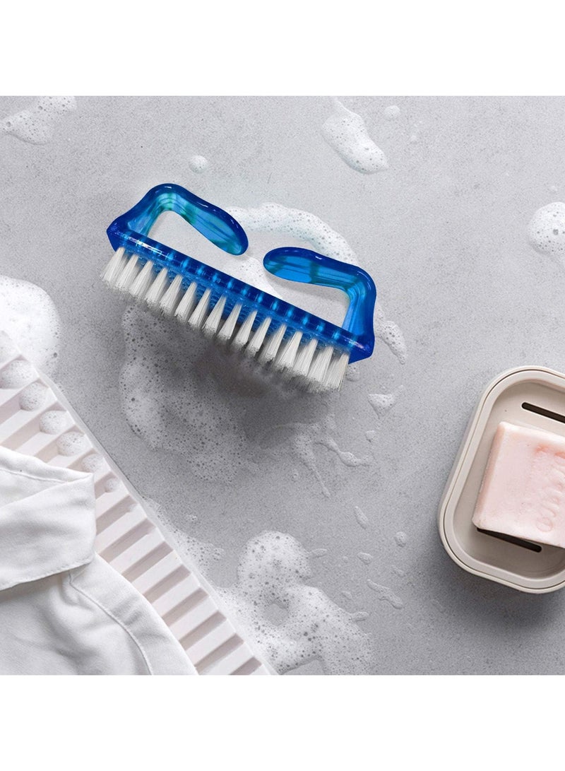 Perfect nail care brush with ergonomic handle