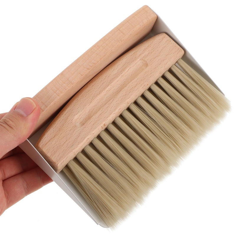 Mini Desktop Cleaning Broom And Portable Dustpan Set With Nylon Bristles Compact Household Hand Broom For Tabletop Office Cleaning - Image 5