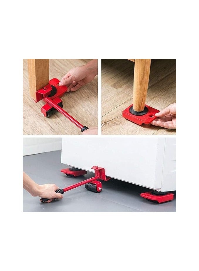 بونكا اداة تحريك الاثاث المنزلقة لون احمر من بونكا - Image 3