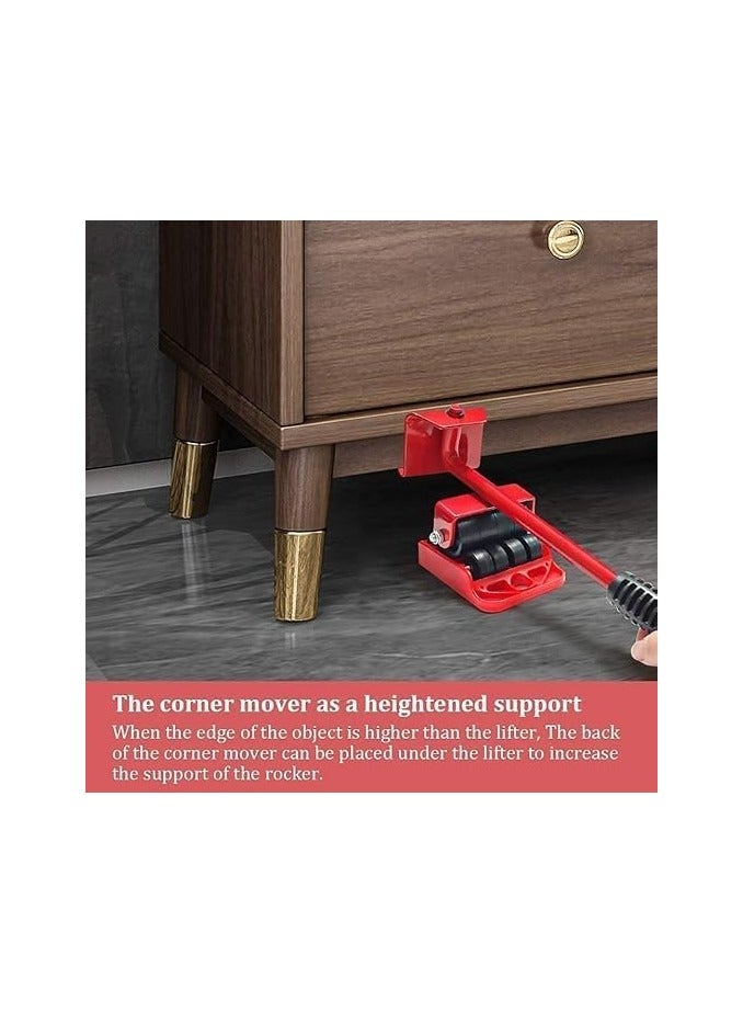 بونكا اداة تحريك الاثاث المنزلقة لون احمر من بونكا - Image 4