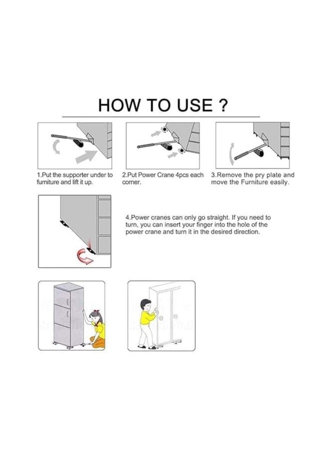 بونكا اداة تحريك الاثاث المنزلقة لون احمر من بونكا - Image 5