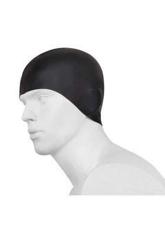 Nivia Racing 3D Swimming Cap (Black)  - Image 5