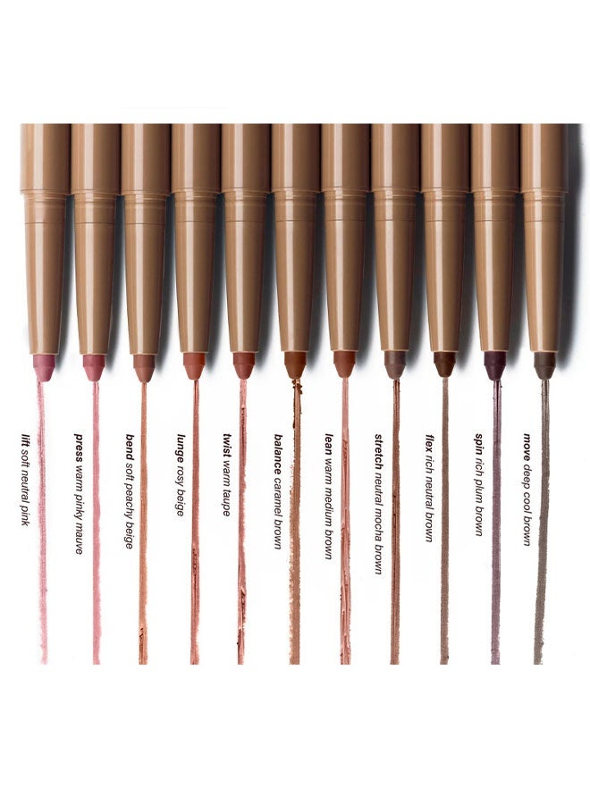 PAGE VINE Peptide Lip Shape-The Contouring LIp Shaper,Matte Nude Lip Liner Stain With Silicone Brush Double Ended Peptide Infused Waterproof Transfer Proof Long Lasting Lip Contour Pen - Image 5