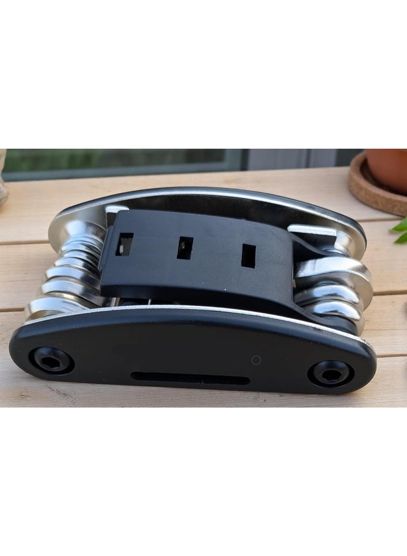 مجموعة أدوات متعددة الاستخدامات لتصليح الدراجات 16فى 1 ، عدة سداسية طقم الانكية و مفتاح ربط براغي للدراجات الجبلية مفك من الصلب الكربوني . سهلة الحمل والتخزين . جودة عالية - Image 3