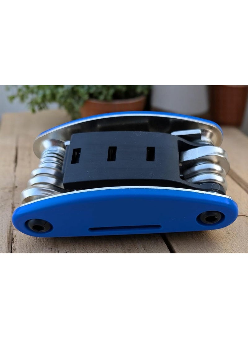 مجموعة أدوات متعددة الاستخدامات لتصليح الدراجات 16فى 1 ، عدة سداسية طقم الانكية و مفتاح ربط براغي للدراجات الجبلية مفك من الصلب الكربوني . سهلة الحمل والتخزين . جودة عالية - Image 2