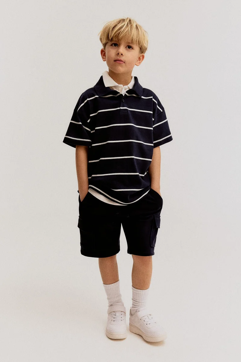 H&M Cargo Sweatshirt Shorts