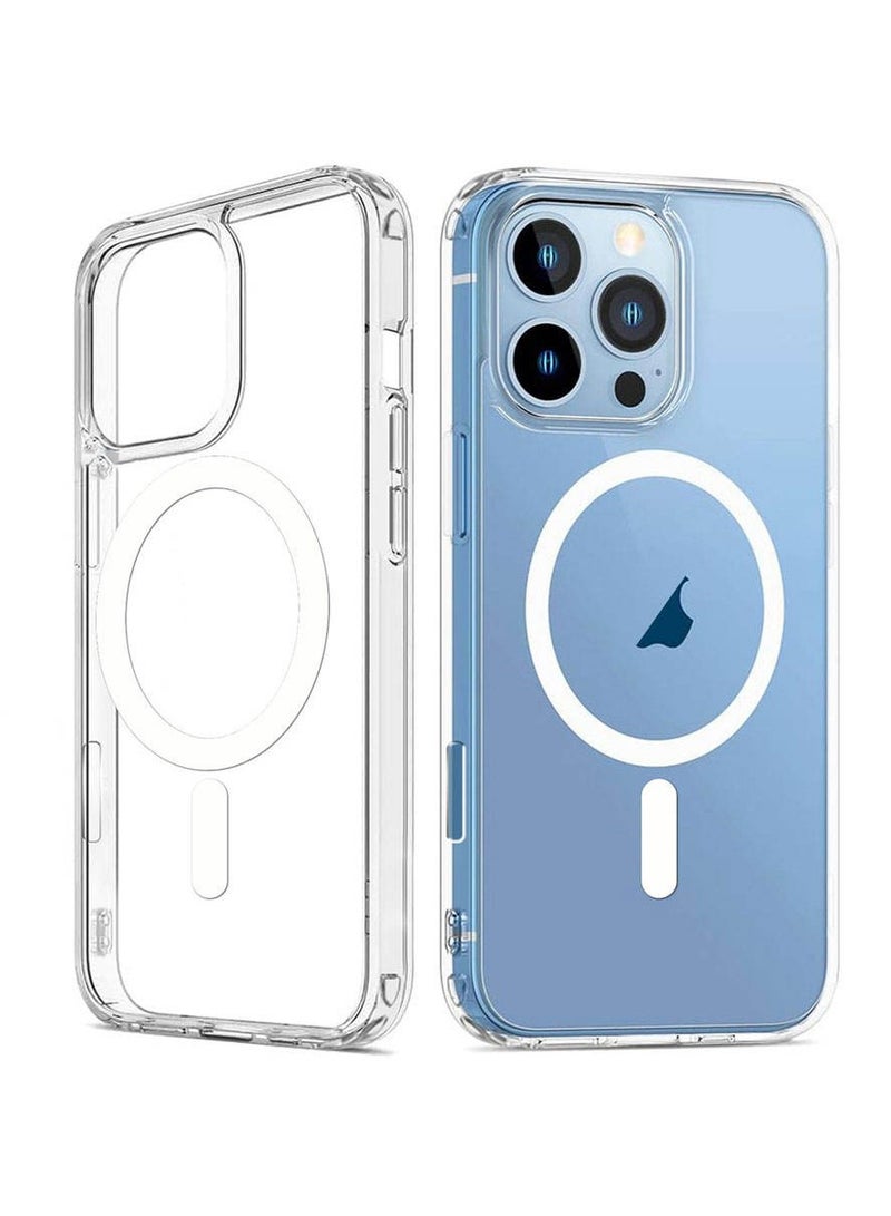 TEXEEM Clear Case for iPhone 16 Pro – Slim Transparent Protective TPU Cover with Shock Absorption & MagSafe Wireless Charging Compatibility - Image 1