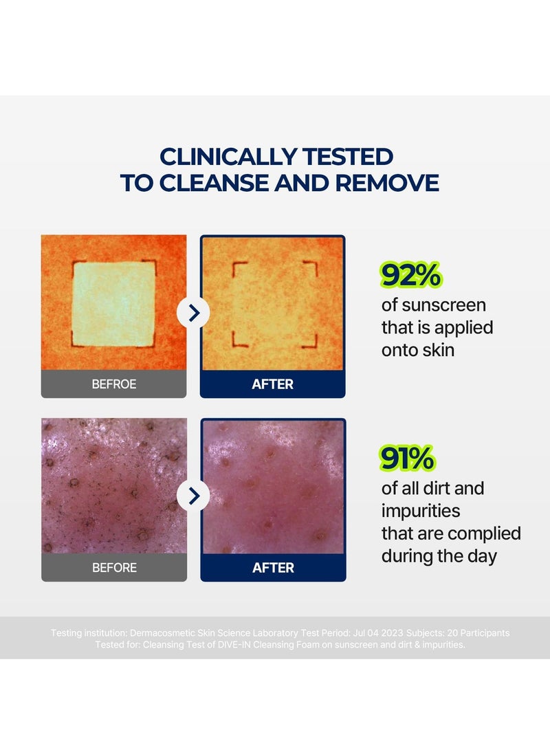 Torriden DIVE IN Low Molecular Hyaluronic Acid Cleansing Foam - 150ml - Image 3