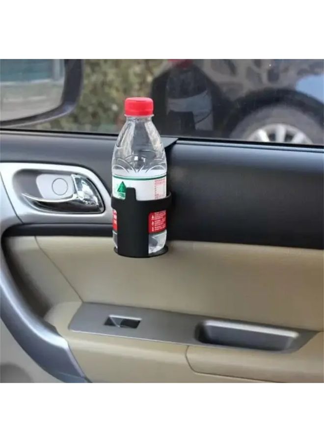حامل أكواب السيارة الأسود المعلق لقضبان المشروبات حامل تخزين على مقاعد الأبواب منظم - Image 4