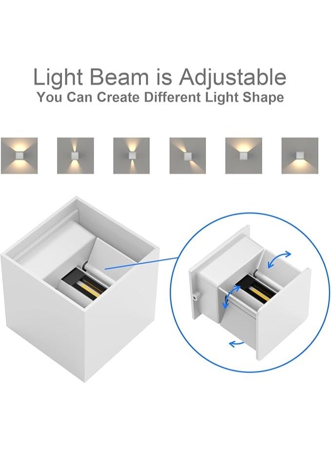 AFN Modern LED Wall Light Up Down Wall Lamp Indoor Outdoor Wall Mounted Light Fixture Waterproof Decorative Wall Sconce for Bedroom Living Room Hallway Balcony Corridor Home Lighting - Image 4