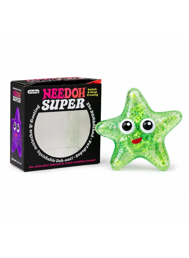 Needoh Starfish Stress Balls,Toy That Changes Color in Sun,Soft Star Shape Stress Relief Stretch and Squeeze Stress Toys for Autism Kid Adults Valentine Day Gift