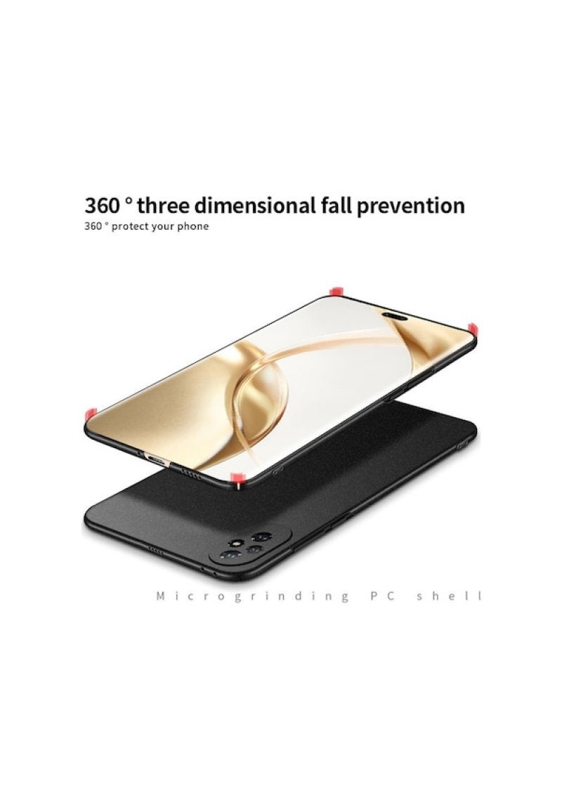 مناسب لحقيبة هاتف Honor 200 Pro 5G، غطاء حماية مضاد للسقوط بالكامل من النوع الصقلي المُعجب بالملمس المُغطّى بحبيبات الرمل لـ Honor 200 Pro 5G - Image 5
