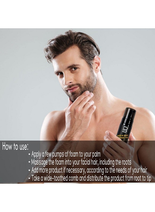 L3 Level 3 Leavein Beard Conditioner Foam Beard Hydrator Soften And Moisturizes Facial Hair - Image 5
