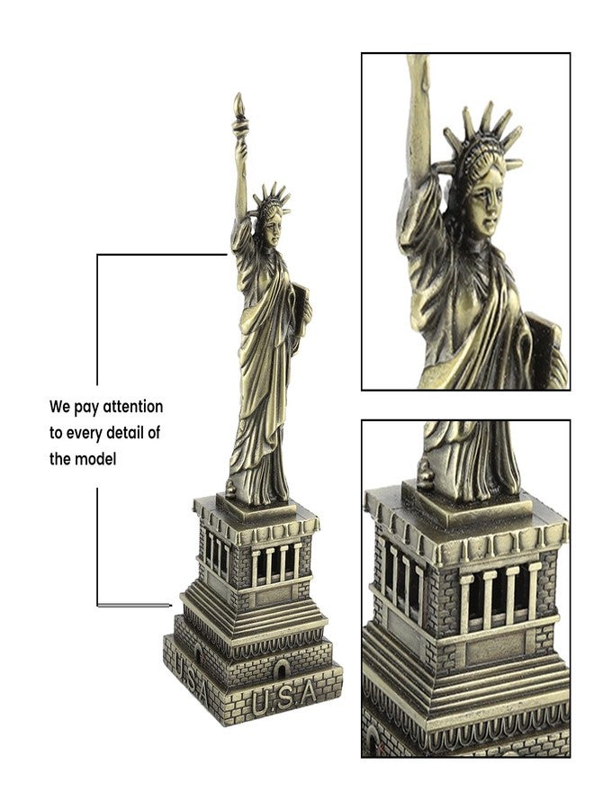 Topyond Statue of Liberty Figurine Souvenir, Metal Building Model, Souvenir and Desk Decoration, Liberty Statue Model for Home, Office, Gift - Image 3