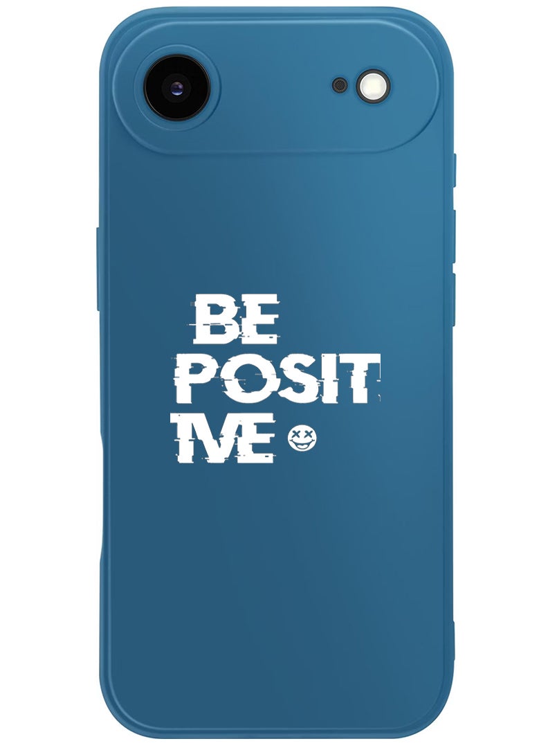 Theodor Protective Slim Fit Case Liquid Silicone Cover with Full Body Protection Anti-Scratch Shockproof Case For Apple iPhone 17 Air (Blue) be positive - White - Image 1