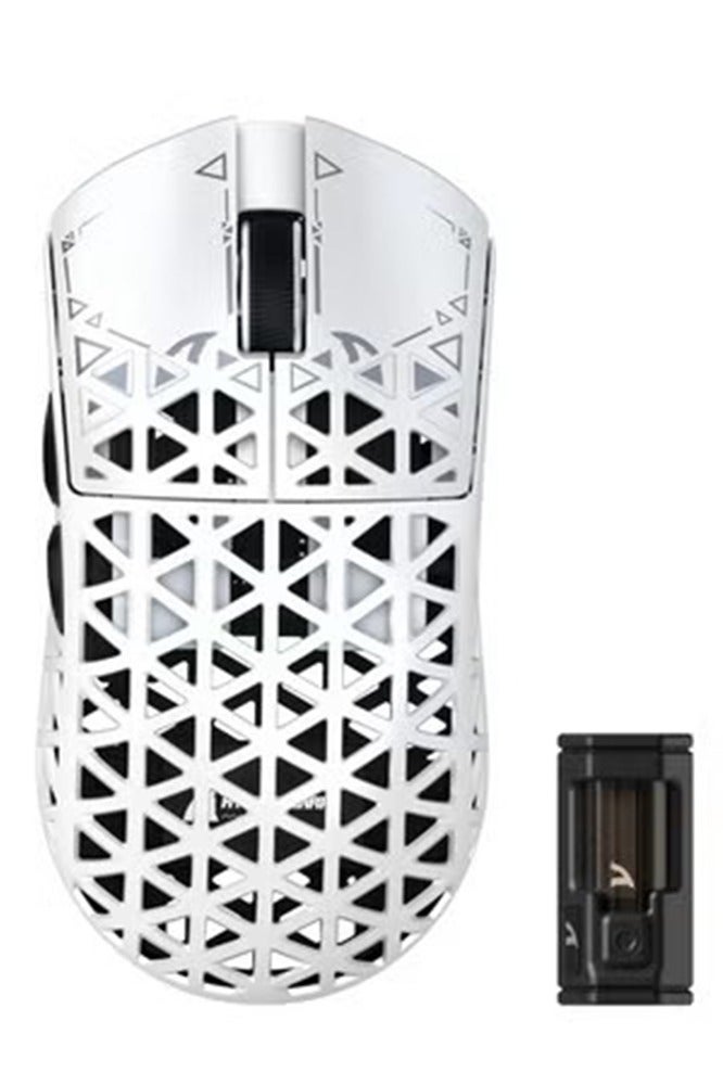 Attack Shark Wireless Gaming Mouse R5 Ultra , Lightweight Carbon Fiber Hollow Design, 42K DPI Sensor and 0.125ms Response, 3 Connection Modes (Wired, Bluetooth, 2.4G), 100 Million Click Lifetime Switches with Missed Click Prevention, Ergonomic Claw Palm Design to Reduce Fatigue, Supports Full Customization and Gives You Professional Performance in Esports Games - Image 1