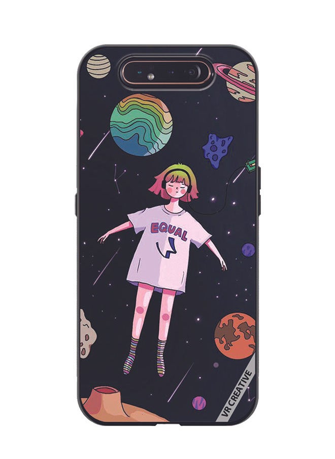 VR CREATIVE - Protective Case Cover For Samsung Galaxy A80 Galaxy Design Multicolour - Image 1