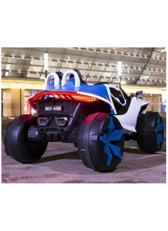 Generic BMW Ride On Car electric toy car for children, remote control, four-wheel drive, 6 motors, new model (blue)  - Image 3
